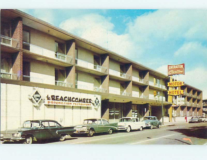 Unused Pre-1980 CARLTON MOTEL AND BEACHCOMBER RESTAURANT Winnipeg MB M0398