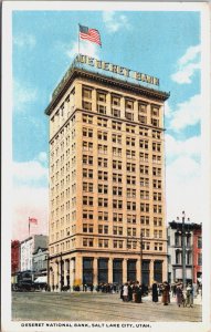 Deseret National Bank Salt Lake City Utah Vintage Postcard C064