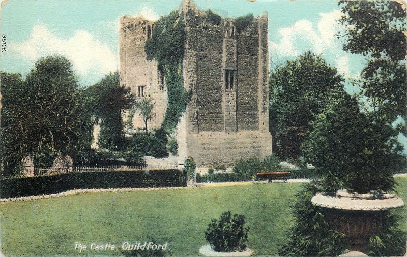 Postcard UK Guildford, Cornwall the castle