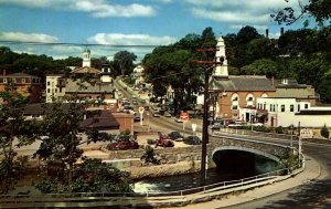 Peterborough, New Hampshire - A view of the Village of Peterborough - c1950