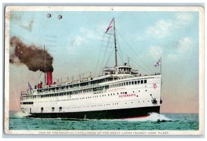 1935 One Palatial Lake Liners Great Lakes Transit Corp Fleet Octorara Psotcard