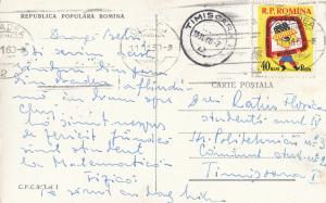 Romania Oradea library 1960 postcard