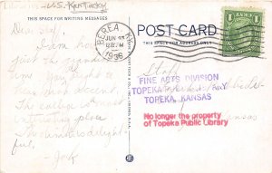 J62/ Berea Kentucky Postcard c1930s Carnegie Library Berea College 77