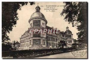 Saint Georges sur Loire Old Postcard Chateau de Serrant