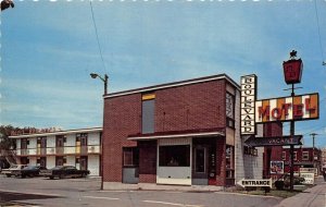 Cap De La Madeleine Quebec Canada 1960s Postcard Motel Boulevard Motel