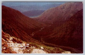 Monts Chic-Chocs Mountains, Gaspésie Quebec, Vintage Chrome Postcard