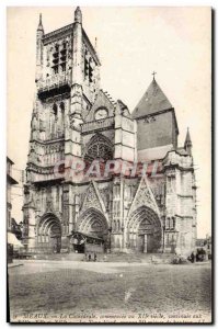 Old Postcard Meaux Cathedral