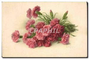 Old Postcard Fantasy Flowers