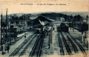 CPA AIX-en-PROVENCE La Gare des Voyageurs, vue interieure (339914)