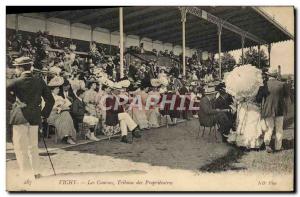 Old Postcard Horse Riding Equestrian Vichy the owners of shopping Tribune