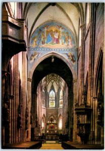 Postcard - View of the high altar, Münster - Freiburg, Germany