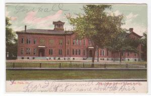 Lowell School Oak Park Illinois 1908 postcard