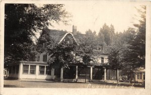 F78/ Ruggles Beach Ohio RPPC Postcard Lake Erie Hotel Building