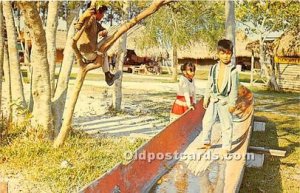 Dugout Canoe Seminole Indians, Florida USA Unused 