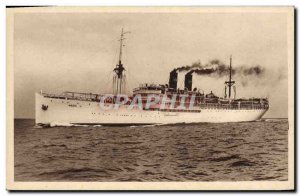 Old Postcard Boat Ship Medie II Package Marseille