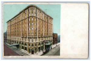 c1910 Hotel Seneca Exterior Building Street Rochester New York Vintage Postcard 