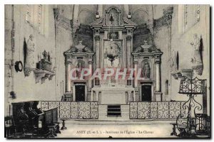Old Postcard Anet (E and L) Interior of the Church Choir