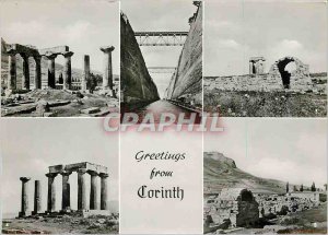 Postcard Modern Greeting From Corinth