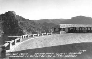 Becker Butte Arizona Lookout Point Real Photo Antique Postcard J55021