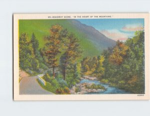 M-198297 Roadway Scene In the Heart of the Mountains