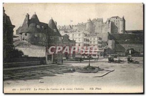 Old Postcard Dieppe Place Casino and the old castle