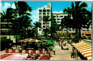 The Pickwick Hotel, Vanderbilt Square Miami Beach FL Vintage Postcard C59