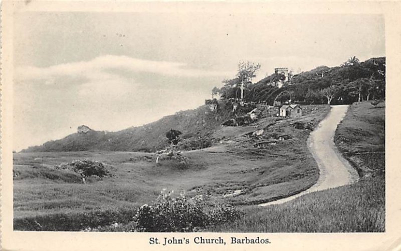 St. John's Church Barbados West Indies Unused 