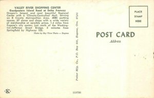EUGENE, Oregon OR   VALLEY RIVER SHOPPING CENTER MALL  Bird's Eye View  ROADSIDE
