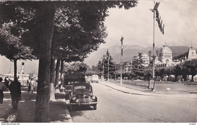 RP: EVIAN-les-BAINS, L'Embarcadere et l'Etablissement Thermal, France, 20-30s