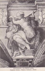 Michelangelo Il Sibilla Libica Cappella Sistina Palazzo Vaticano