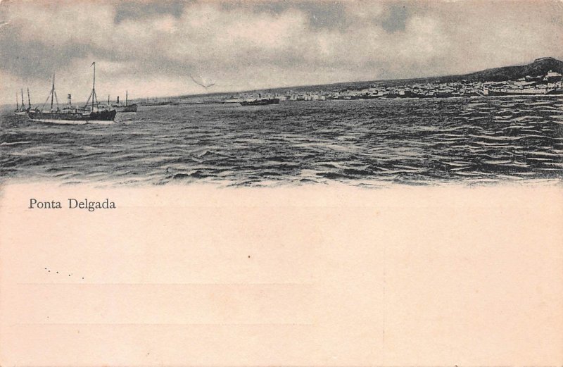 Ponta Delgada, Azores, Early Postcard, Unused, Undivided Back