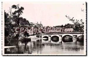 Postcard Old Trimouille Vienne Bridge
