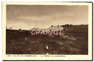 Old Postcard Valley Of The farm Wesserling Markstein