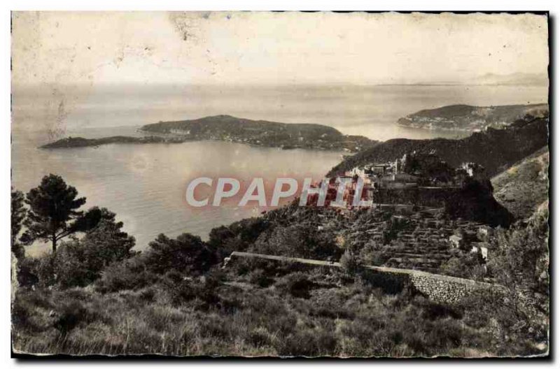 Old Postcard Eze and Cap Ferret