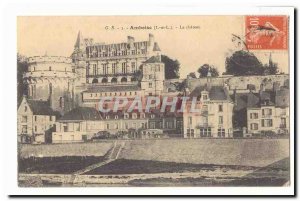 Amboise Old Postcard The castle