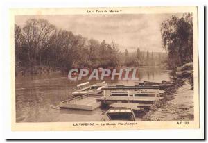 La Varenne Saint Hilaire Old Postcard Marne 39ile of the & # & # 39amour