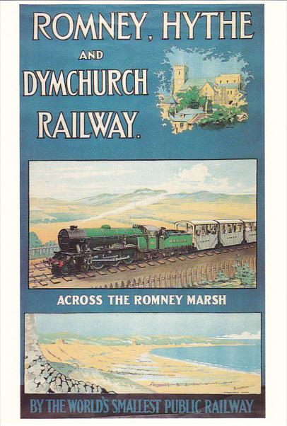 England Romney Hythe and Dymchurch Railway Across The Romney Marsh