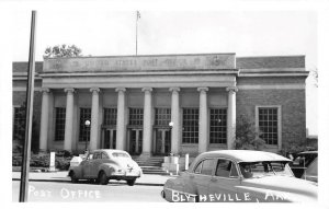 RPPC Post Office, Blytheville, Arkansas Mississippi Co. c1950s Vintage Postcard