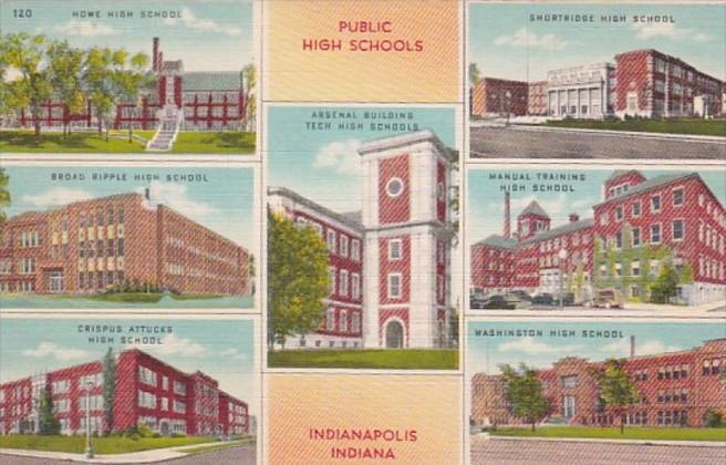 Indiana Indianapolis The Public High Schools