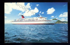 LS2593 - Cunard Liner - Cunard Princess - built 1977 - postcard