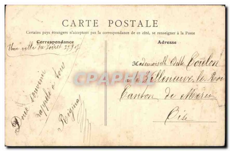 Postcard Old Basilica Clery external view