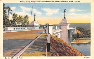 French King Bridge in Mohawk Trail, Massachusetts over Connecticut River.