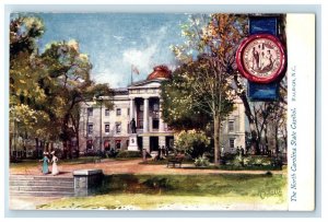 c1910's The North Carolina State Capitol Raleigh NC Tuck's Oilette Postcard