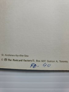 VTG Postcard St Andrews By The Sea New Brunswick Canada 1990 unposted