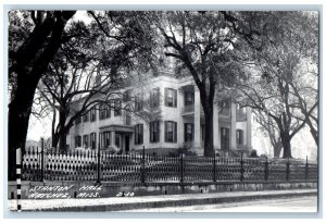 Natchez Mississippi MS RPPC Photo Postcard Stanton Hall c1940's Vintage