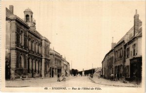 CPA SISSONNE Rue de l'Hotel de Ville (665911)