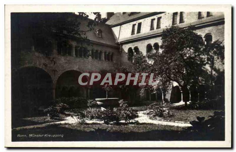 Old Postcard Bonn Munster Kreuzgang