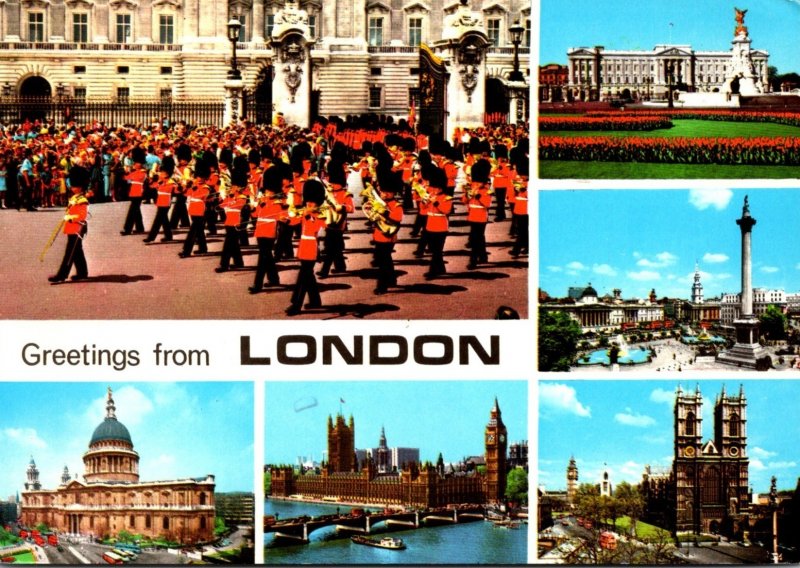 England London Greetings Multi View 1985