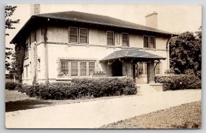 Wauwatosa WI RPPC Superintendents Residence Muirdal Sanitarium Postcard J38