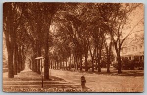 1918  Hinman Ave   Evanston  Illinois  Postcard